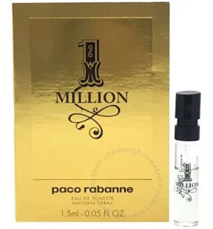 Paco Rabanne One Million EDT 1.5ml Vial Set of 2 Vials
