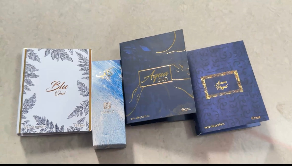 Ahmed Al maghribi Official 2ml vials 4pc set