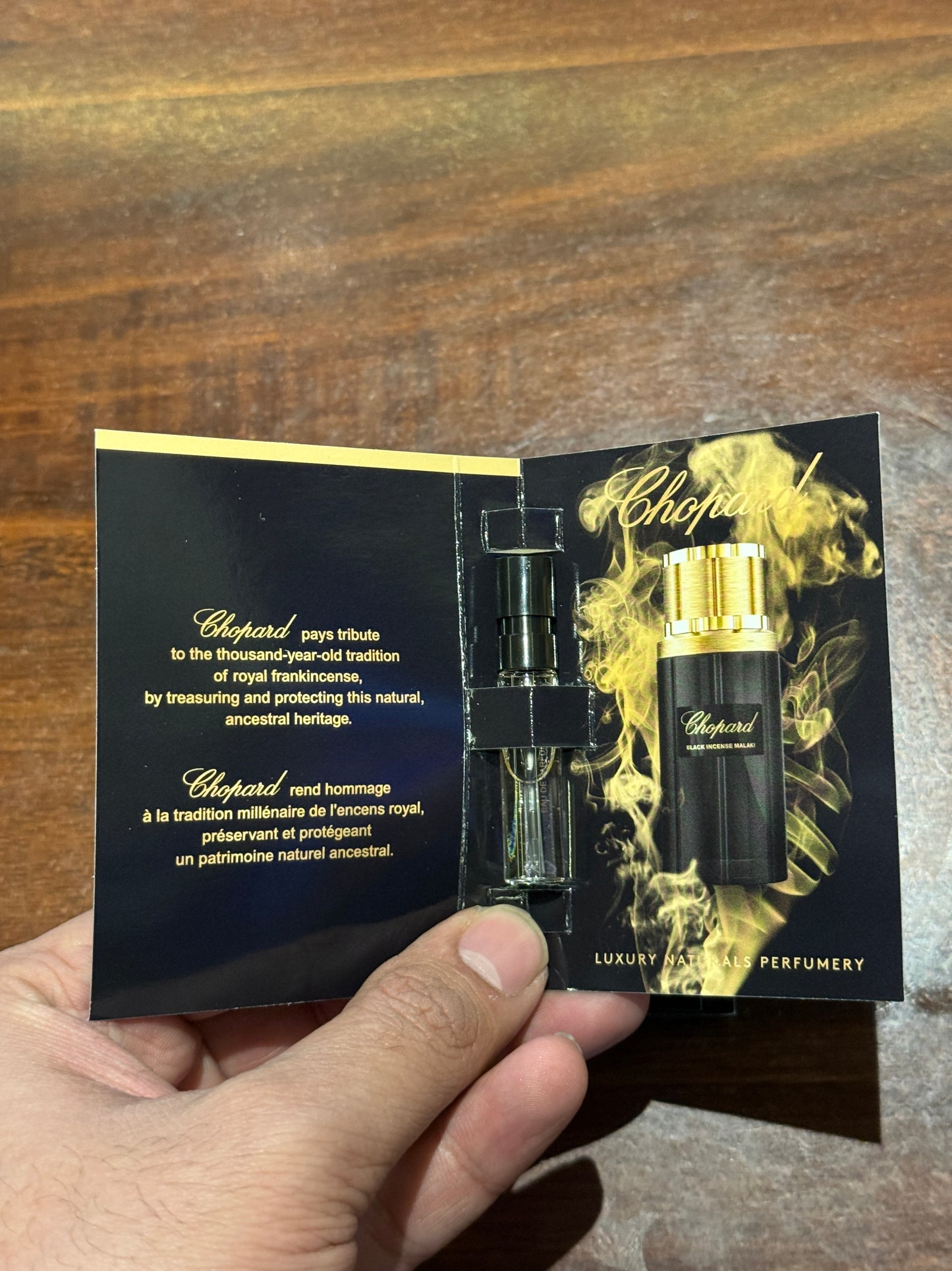 Chopard Black Incense Malaki 1.5 Vial Set Of 2 Vials