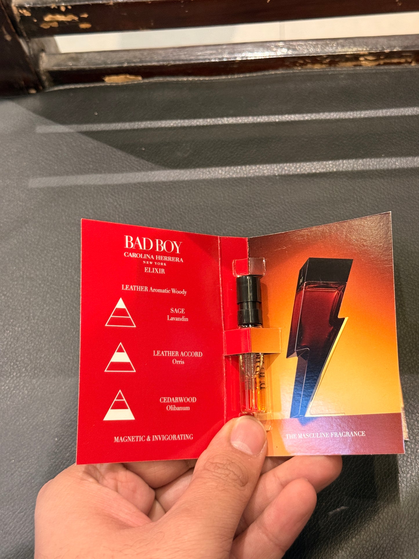 Carolina Herrera Bad Boy Elixir EDP 1.5ml Vial Set Of 2 Vials