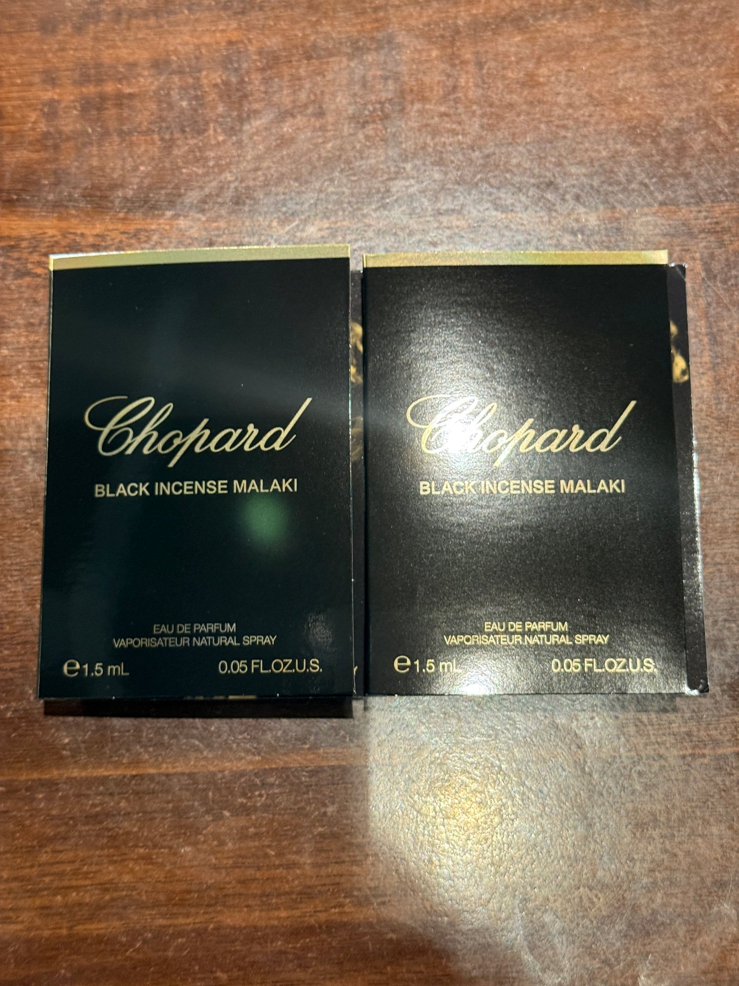 Chopard Black Incense Malaki 1.5 Vial Set Of 2 Vials