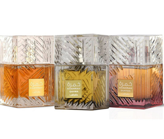 Lattafa Khamrah Series 5ml X 3 Discovery Set