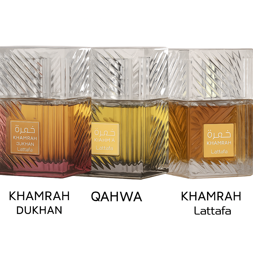 Lattafa khamrah series 10ml decants set