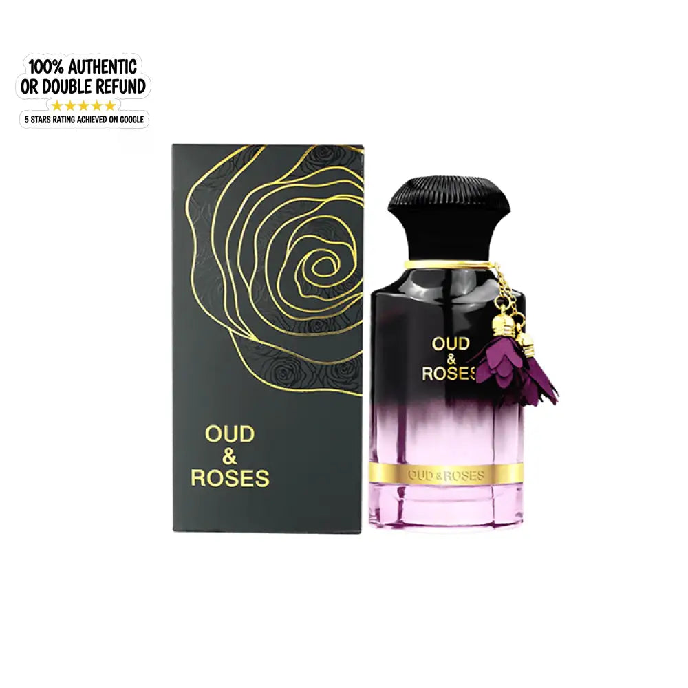 Ahmed Al Maghribi Oud & Roses Eau De Parfum For Unisex 60ml