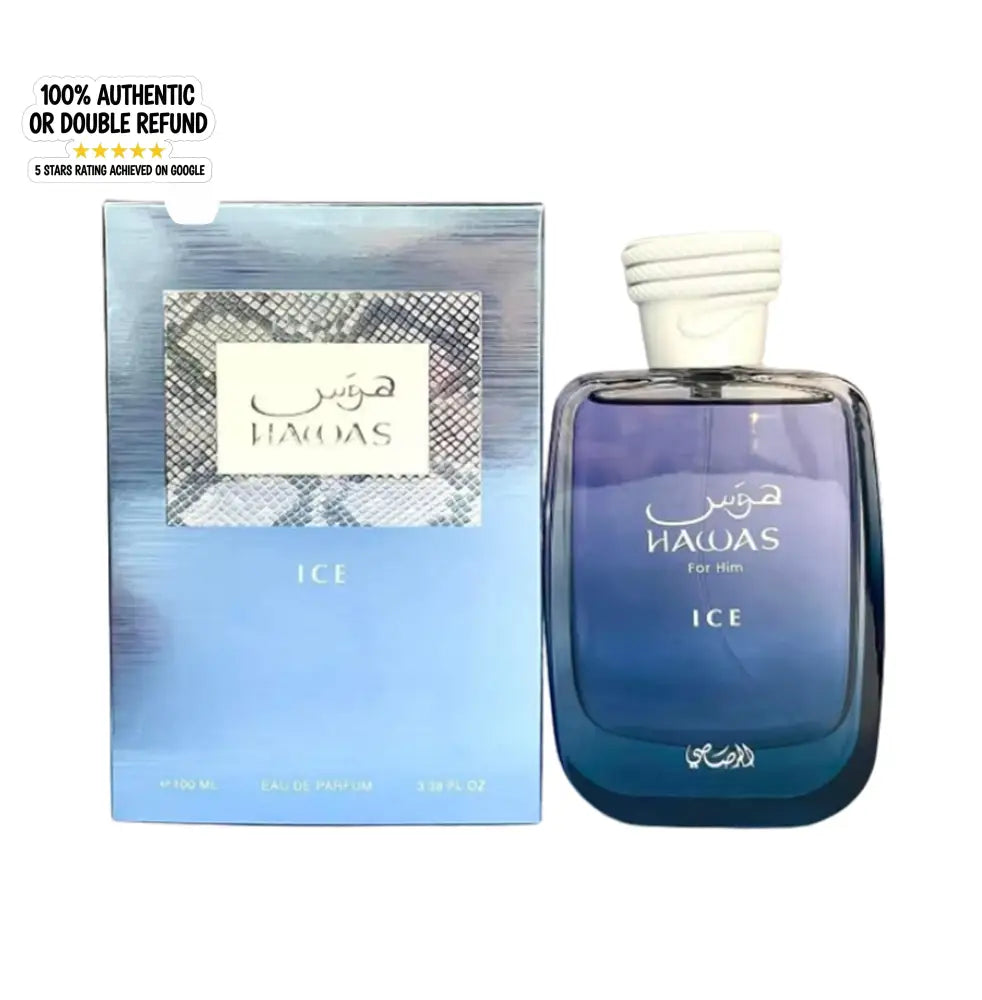DECANT OF RASASI HAWAS ICE EAU DE PARFUM 10ML FOR MEN
