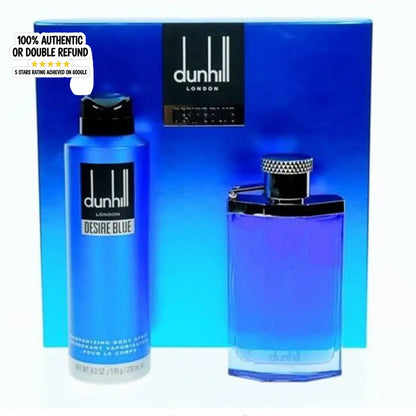Dunhill Desire Blue For Men Set EDT 100ml + Body Spray