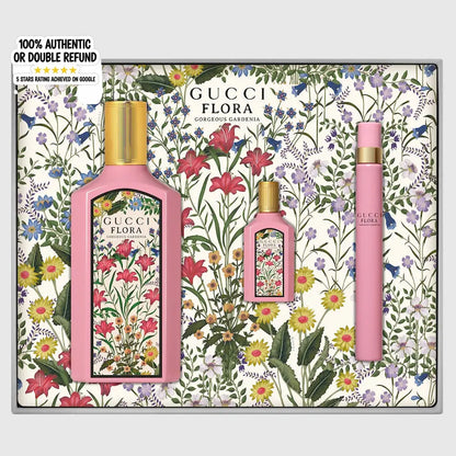 Gucci Flora Gorgeous Gardenia Eau De Parfum Gift Set For Women