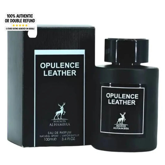 MAISON ALHAMBRA OPULENCE LEATHER)EAU DE PARFUM 100ML FOR MEN
