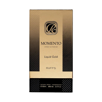 Riiffs Momento Liquid Gold Extrait De Parfum 100ml For Men & Women