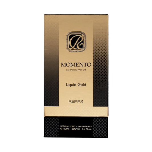 Riiffs Momento Liquid Gold Extrait De Parfum 100ml For Men & Women