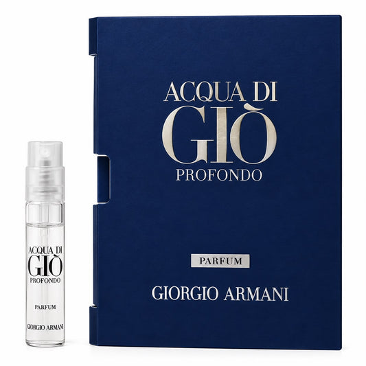 Armani Acqua Di Gio Profondo Parfum 2ml Official Vial