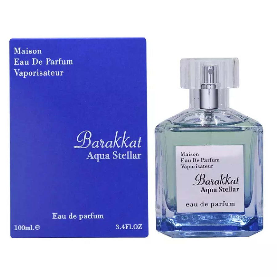 Maison Fragrance World Barakkat Aqua Stellar Eau De Parfum For Unisex 100ml