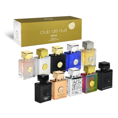 Discovery Set Of Armaf Club De Nuit Series 5mlx10 For Man & Woman