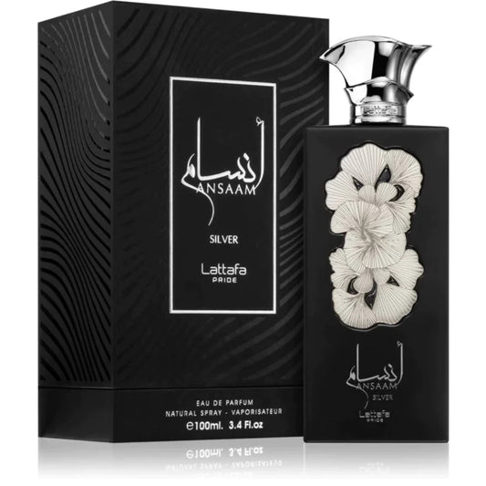 Lattafa Pride Ansaam Silver Eau De Parfum 100ml For Men & Women