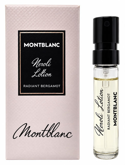 Montblanc Neroli lotion Bergamot edp 2ml Official vials