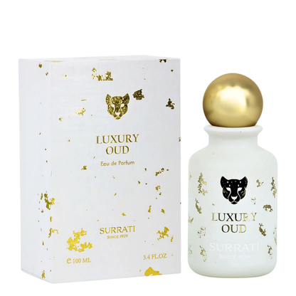 Surrati Luxury Oud eau de parfum is a luxurious 100ml unisex