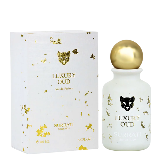 Surrati Luxury Oud eau de parfum is a luxurious 100ml unisex