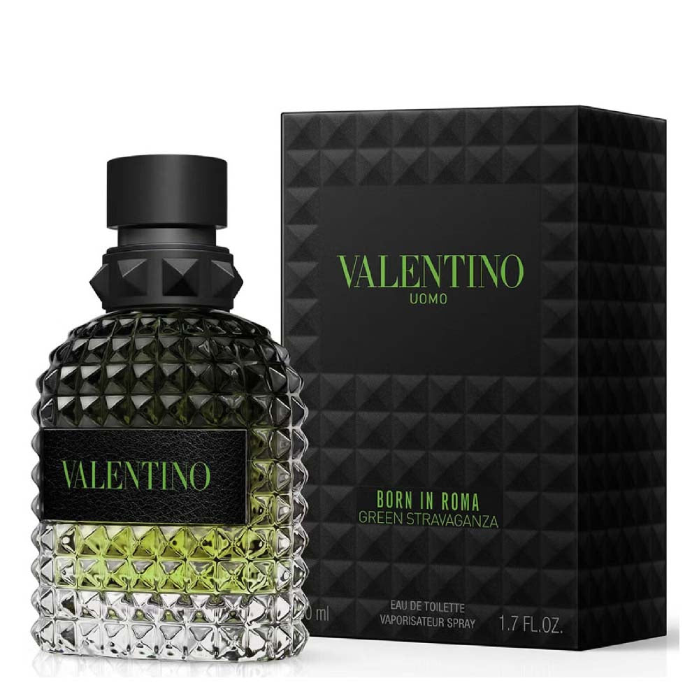 Valentino Uomo Born in Roma Green Stravaganza Eau De Toilette For Men 100ml