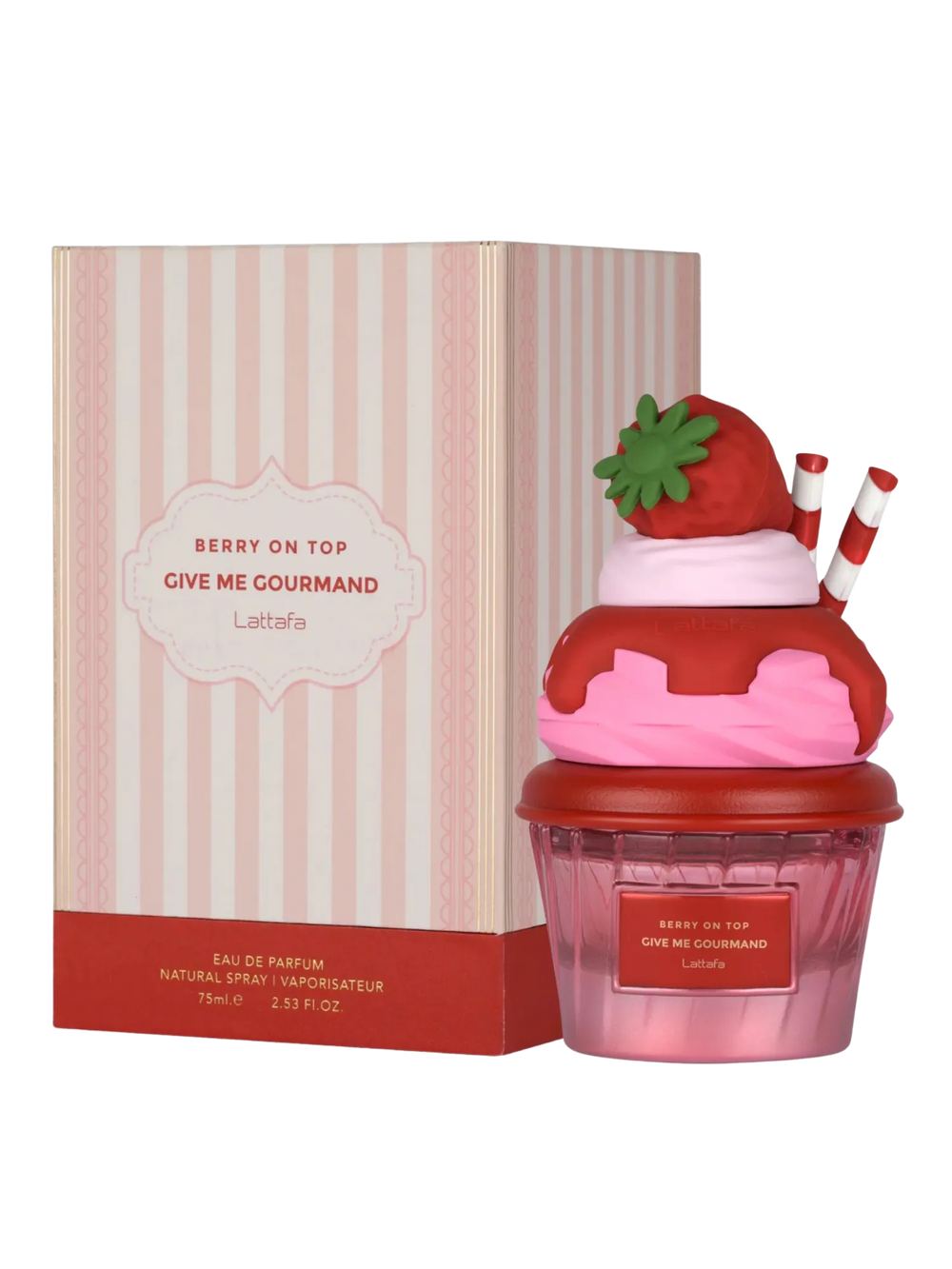 Lattafa Give Me Gourmand Berry On Top Eau De Parfum 75ml For Woman