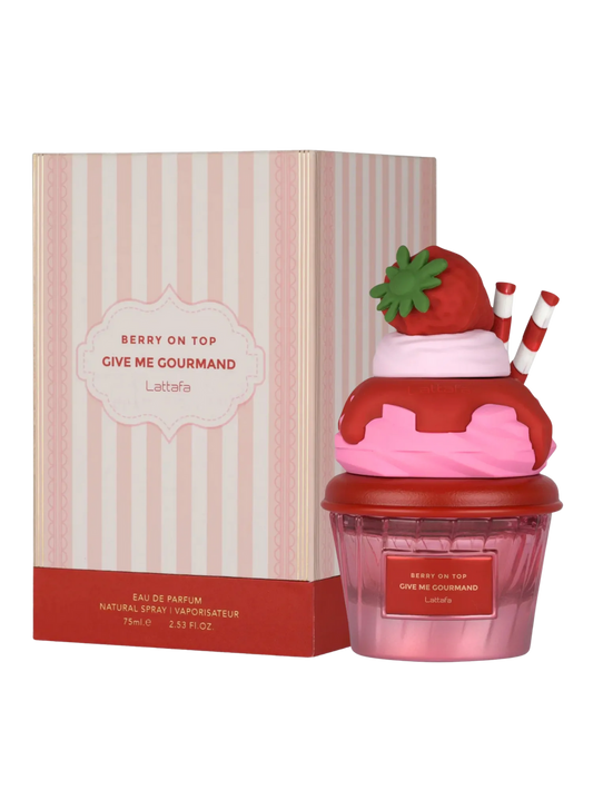 Lattafa Give Me Gourmand Berry On Top Eau De Parfum 75ml For Woman