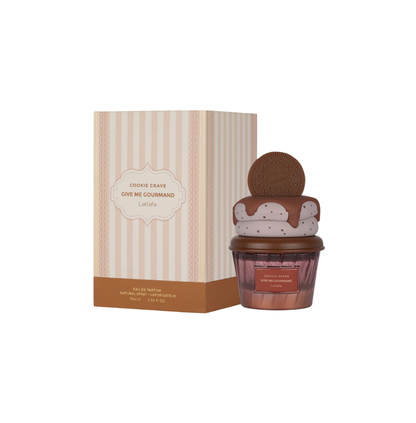 Lattafa Give Me Gourmand Cookie Crave Eau De Parfum 75ml For Woman