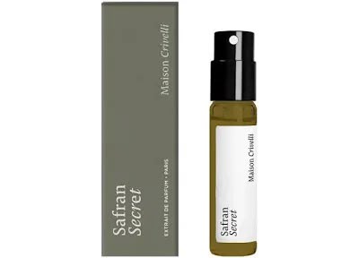 Maison Crivelli Safran Secret Extrait De Parfum 1.5ml Official vial