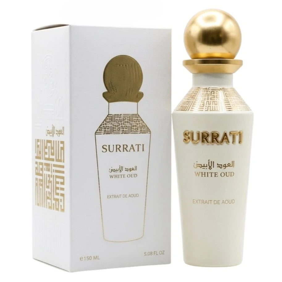 Surrati White Oud For Men And Women Extrait De Aoud 150ml